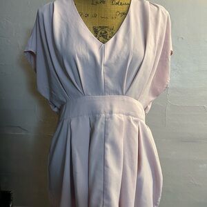 Comfy pink cinched blouse